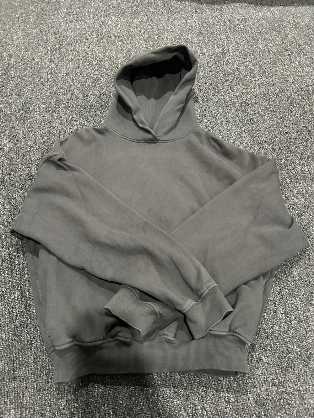 Garage Women's Crewneck Hoodie in Charcoal Gray